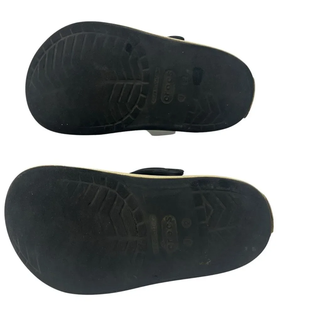 Crocs Bayaband Clog‎ Navy Kids Size 2 (J2) Comfort Slip On Water Shoes Boys